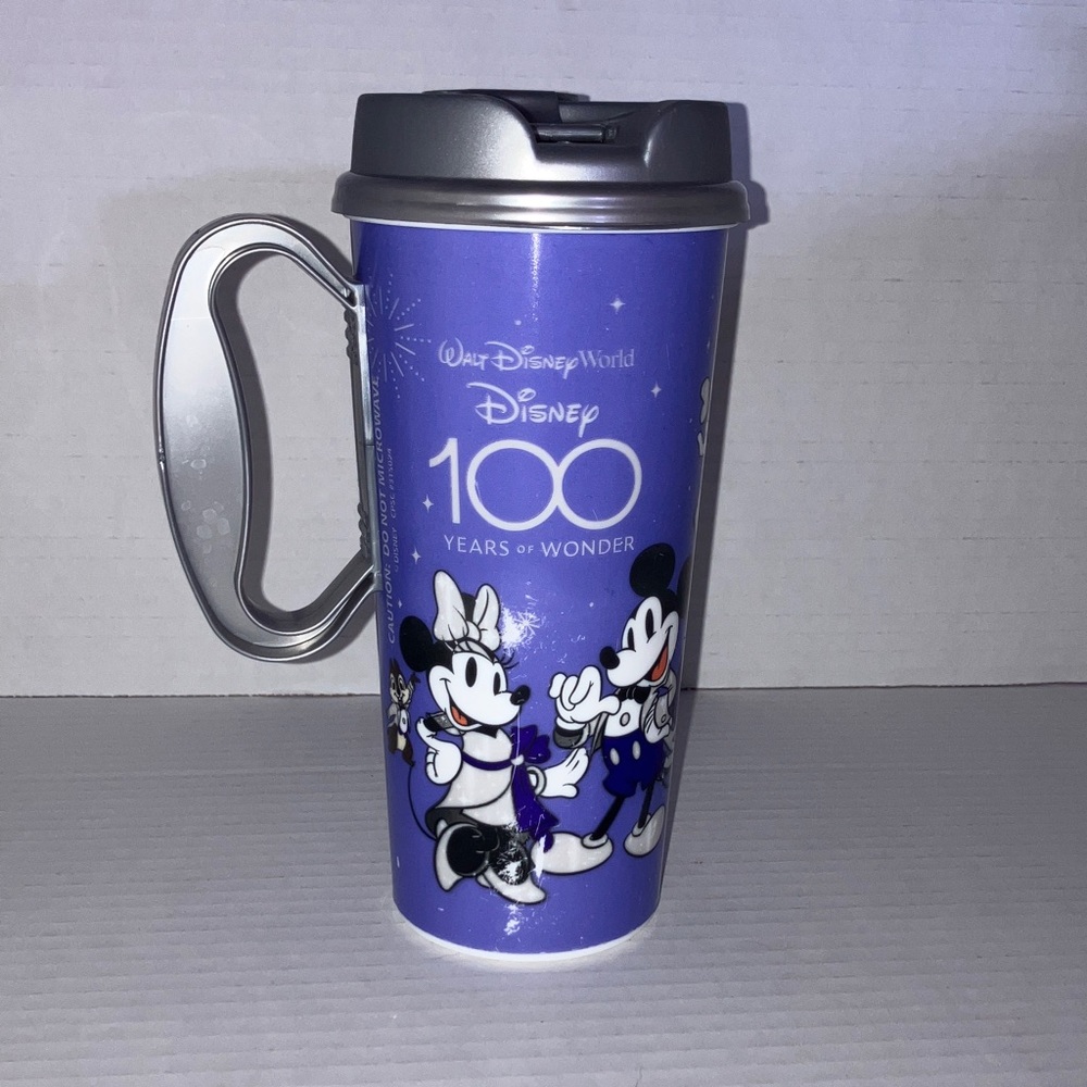 Disney Purple 100‎ Years of Wonder Travel Mug with Silver Lid